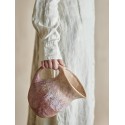 Pichet artisanal gres rose Bloomingville Darlene