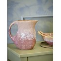 Pichet artisanal gres rose Bloomingville Darlene