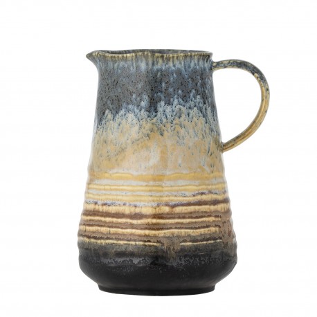 Carafe gres artisanal bleu Bloomingville Deana