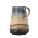 Carafe gres artisanal bleu Bloomingville Deana