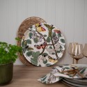 Plateau de service classique bois bouleau rond papillons Nordra Sweden