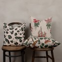 Housse de coussin lin fleurs romantique qualite Nordra Sweden