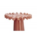 Vase soliflore style art deco verre corail Madam Stoltz