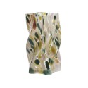 Vase decoratif art deco verre tachete multicolore Madam Stoltz