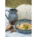 madam stoltz grand bol gres emaille texture poterie bleu turquoise