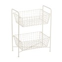 Paniers de rangement superposes metal filaire Madam Stoltz