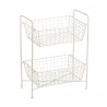 Paniers de rangement superposes metal filaire Madam Stoltz