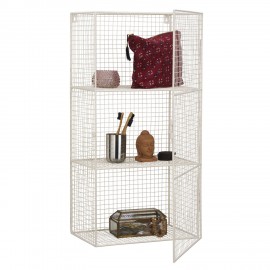 Armoire murale metal grillage filaire avec porte Madam Stoltz