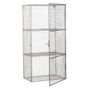 Etagere murale armoire avec porte metal filaire Madam Stoltz