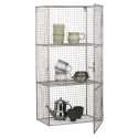 Etagere murale armoire avec porte metal filaire Madam Stoltz