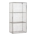 Etagere murale armoire avec porte metal filaire Madam Stoltz