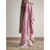 Plaid coton recycle franges Bloomingvilla Oia