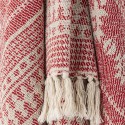 Plaid coton recycle franges Bloomingvilla Oia