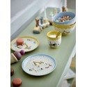 Bol enfant gres peint jaune Bloomingville Celebrate