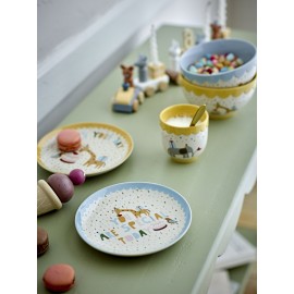 Bol pour enfant gres peint bleu Bloomingville Celebrate