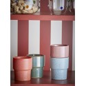 Tasses depareilles design epure multicolores gres Bloomingville Ewan