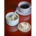 Boite a sucre ceramique decorative peinte oiseau Bloomingville Biona