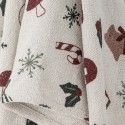 Plaid motif noel coton recycle Bloomingville Yule