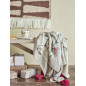 Plaid coton recycle motif noel Bloomingville Yule