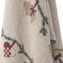 Plaid coton recycle motif noel Bloomingville Yule