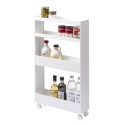Etagere étroite à roulettes rangement acier Yamazaki Tower