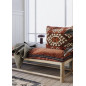Matelas d assise de sol banc velours coton Madam Stoltz