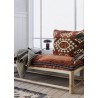 Matelas d assise de sol banc velours coton Madam Stoltz