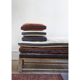 Matelas d assise de sol banc velours coton Madam Stoltz