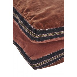 Matelas d assise de sol banc velours coton Madam Stoltz
