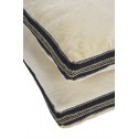 Matelas de banc assise velours coton Madam Stoltz