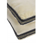 Matelas de banc assise velours coton Madam Stoltz