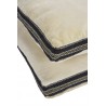 Matelas de banc assise velours coton Madam Stoltz