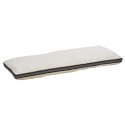 Matelas de banc assise velours coton Madam Stoltz