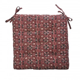 Coussin de chaise coton imprime Madam Stoltz