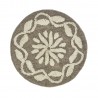 Petit tapis rond coton tufte Madam Stoltz