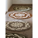 Petit tapis rond coton tufte Madam Stoltz