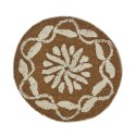Petit tapis rond tufte motif Madam Stoltz