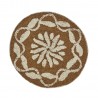 Petit tapis rond tufte motif Madam Stoltz