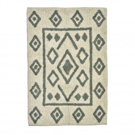 Petit tapis coton tufte motifs Madam Stoltz