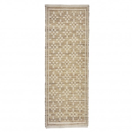 Tapis long couloir jute motifs reversible Madam Stoltz