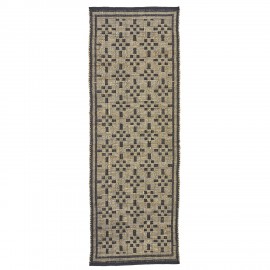 Tapis long jute motifs reversible Madam Stoltz