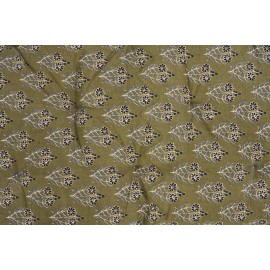 Matelas d assise coton imprime vert Madam Stoltz