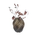 Vase verre travaille ondule Madam Stoltz