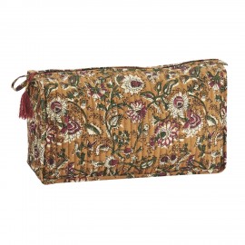 Trousse de toilette tissu imprimé floral Madam Stoltz