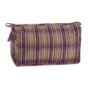 Trousse de toilette coton imprime carreaux Madam Stoltz