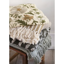 Plaid reversible coton recycle Madam Stoltz