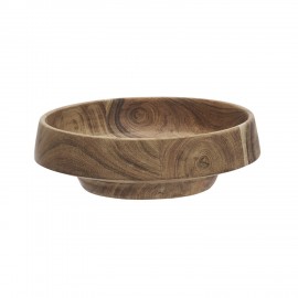 Corbeille a fruits grand bol bois acacia Madam Stoltz