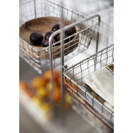 Corbeille a fruits grand bol bois acacia Madam Stoltz