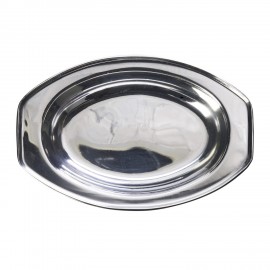 Plat de service acier inoxydable Madam Stoltz