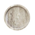 Plateau decoratif rond marbre Madam Stoltz